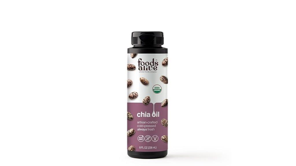 organic chia oil 8 oz