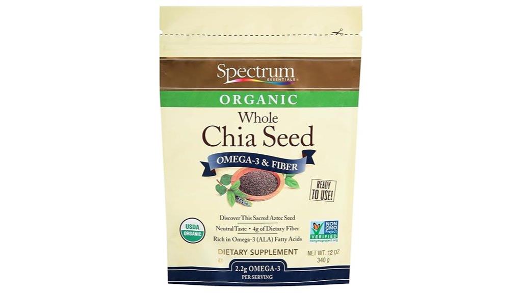 organic chia seed package