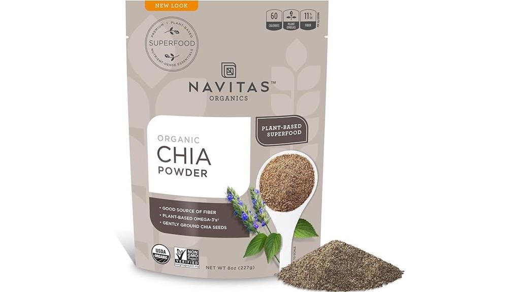 organic chia seed powder