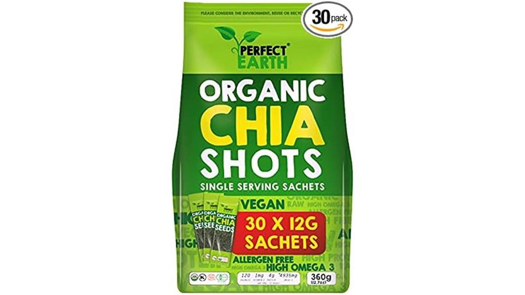 organic chia seed shots