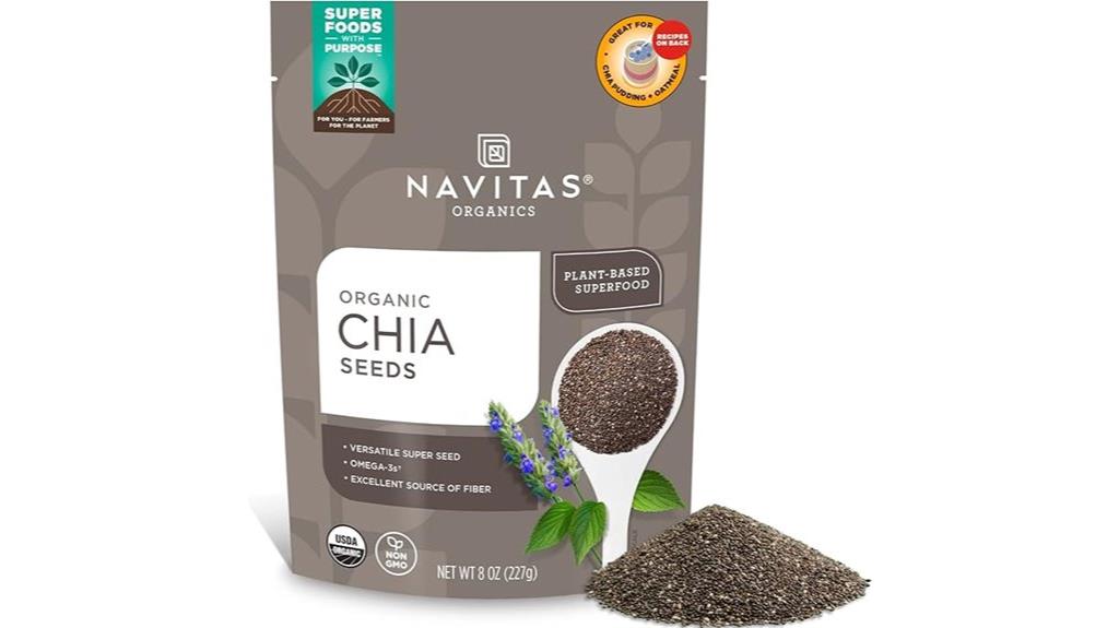 organic chia seeds bag