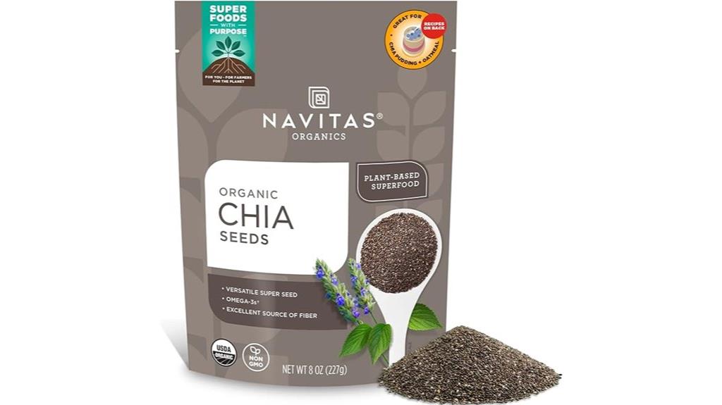 organic chia seeds bag