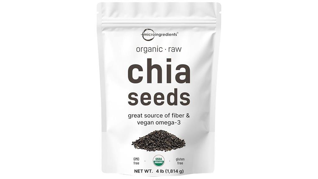 organic chia seeds four pounds