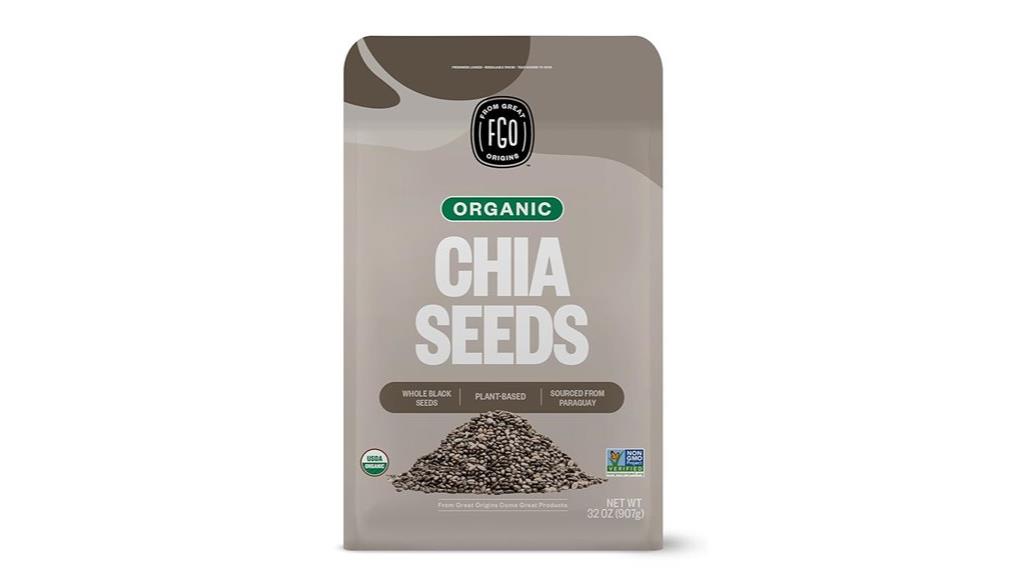organic chia seeds package