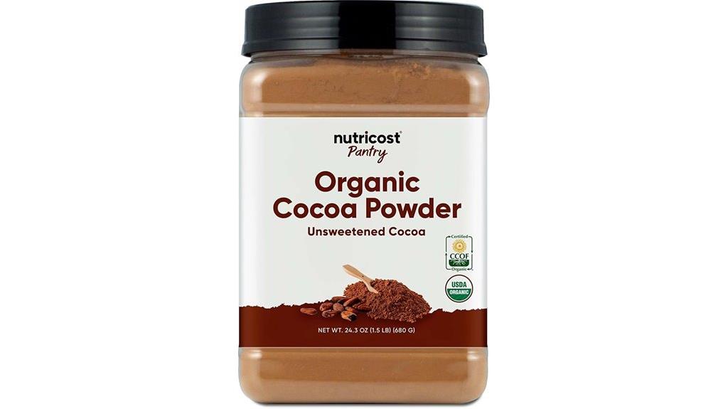 organic cocoa powder 1 5 lbs