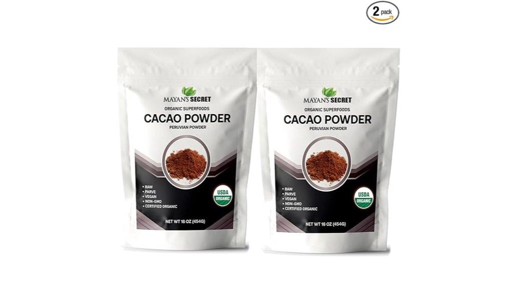 organic cocoa powder pack
