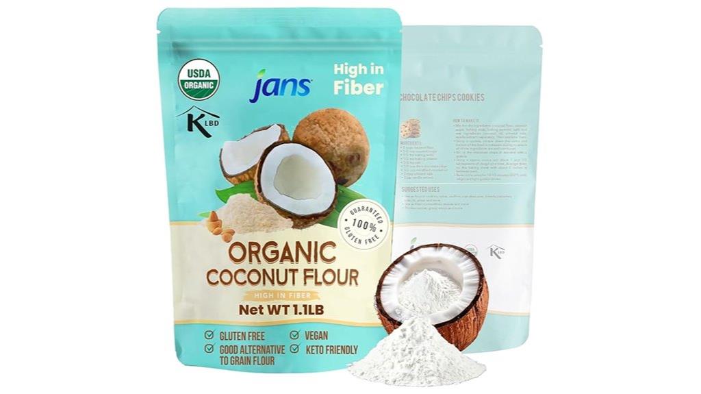 organic coconut flour 1 1lb