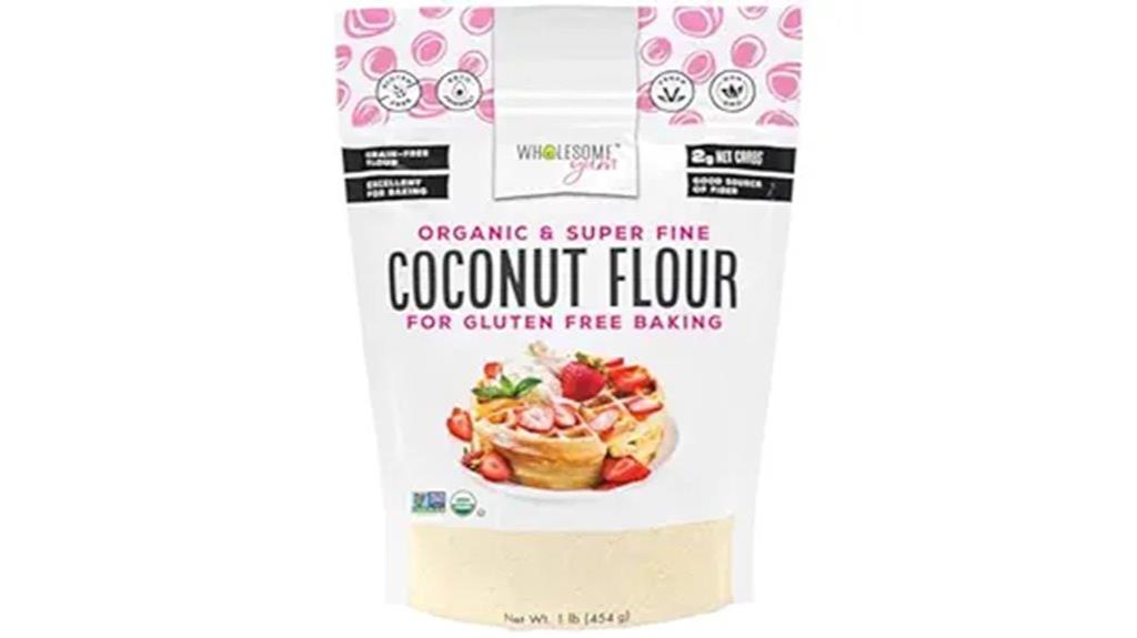 organic coconut flour package