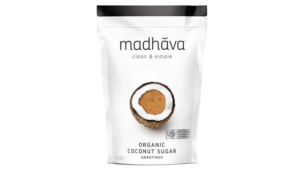 organic coconut sugar bag