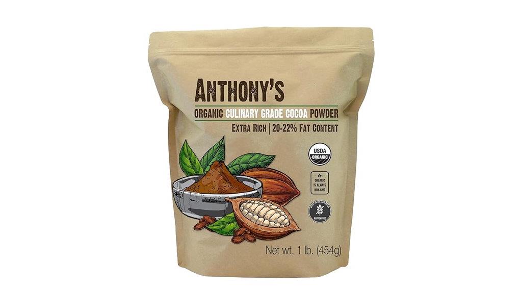 organic culinary cocoa powder