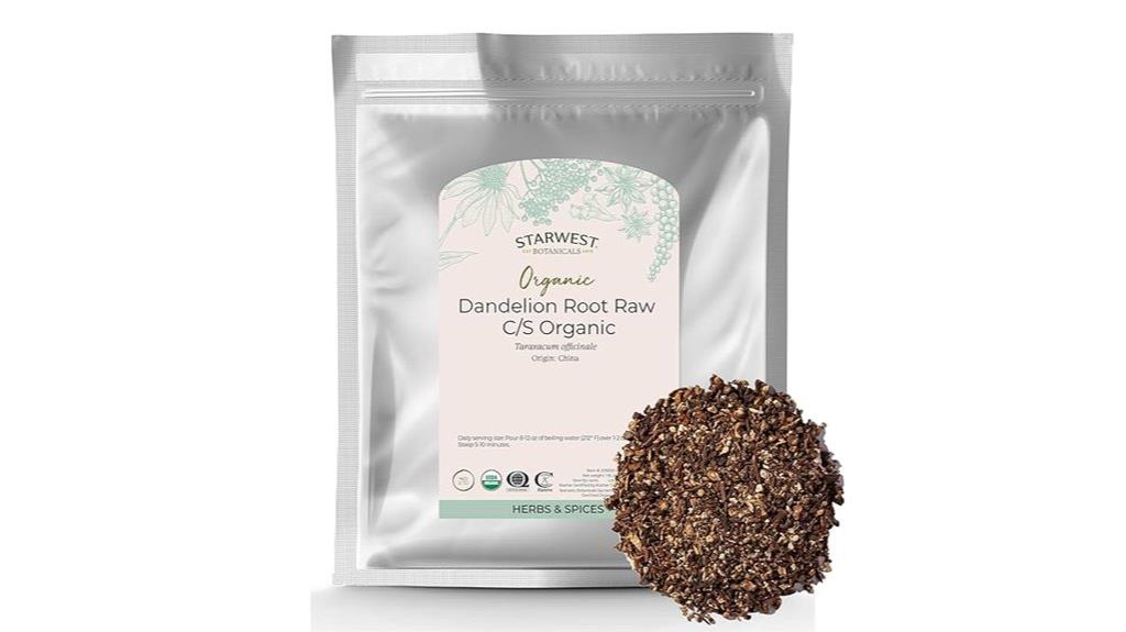 organic dandelion root tea