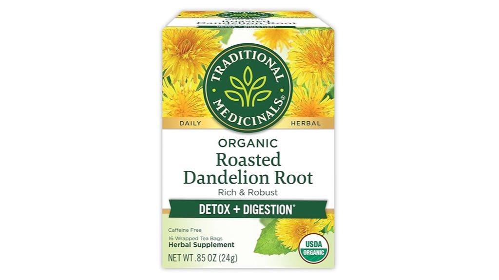 organic dandelion root tea