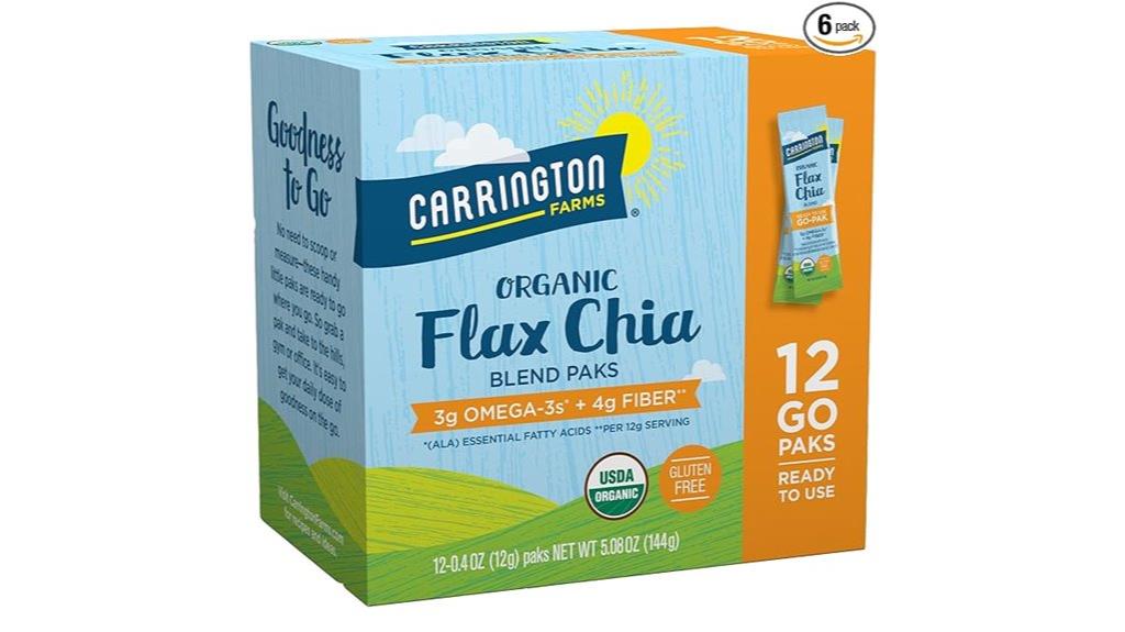 organic flax chia pack