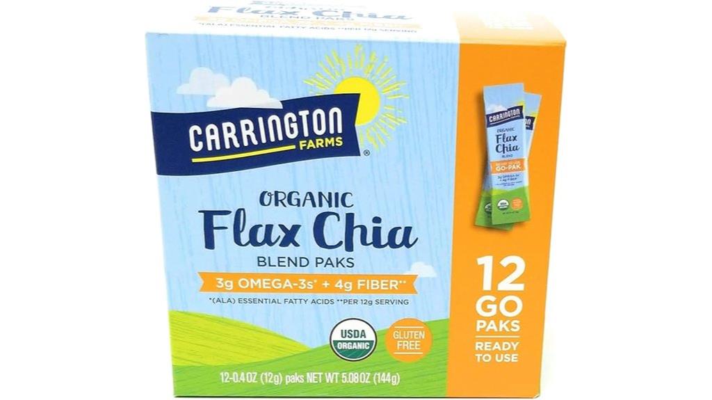 organic flax chia paks