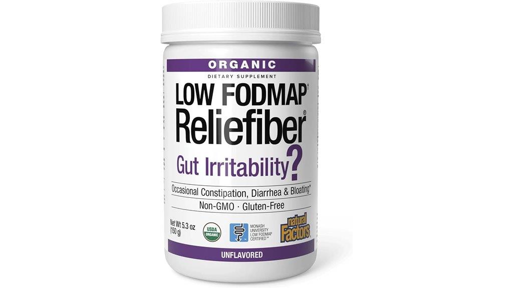 organic fodmap digestive fiber