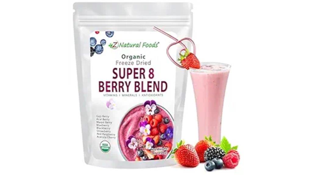 organic freeze dried berry powder