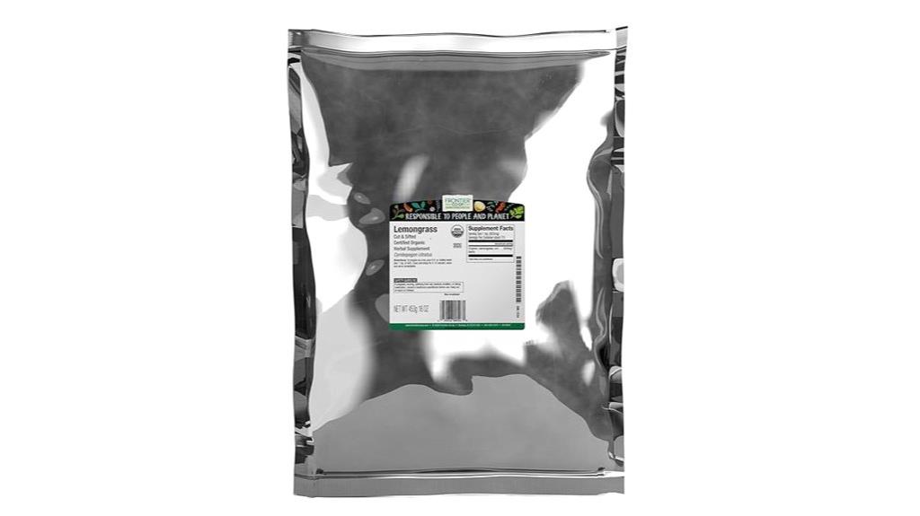 organic lemongrass bulk bag