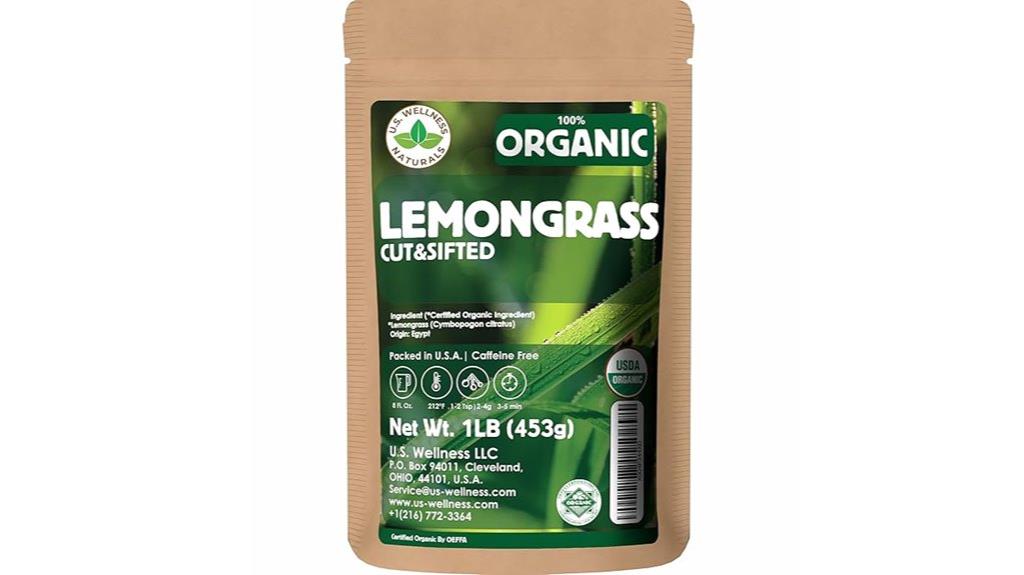 organic lemongrass tea