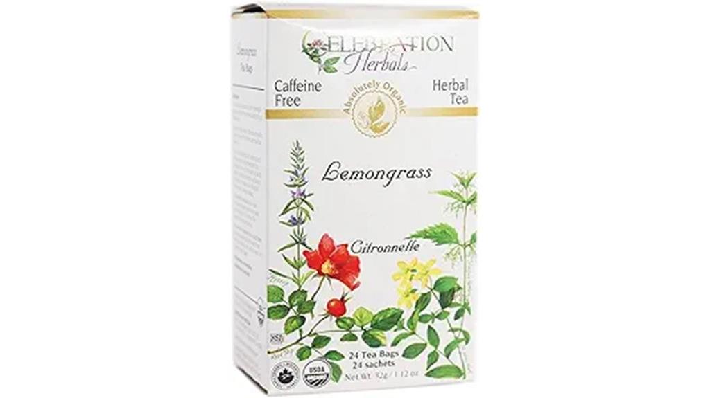 organic lemongrass tea pack