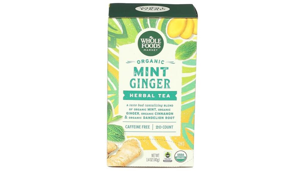 organic mint ginger tea
