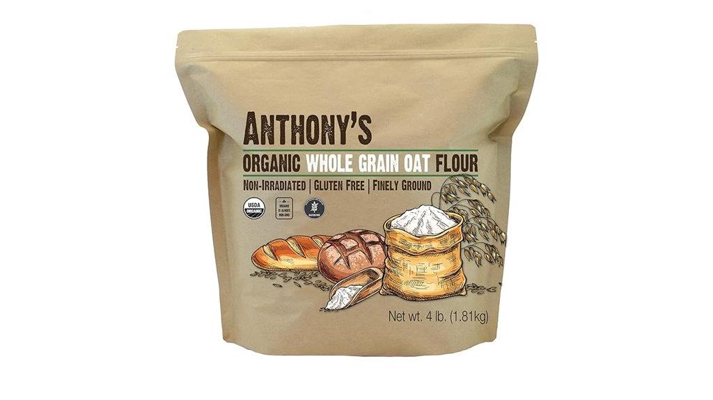 organic oat flour product