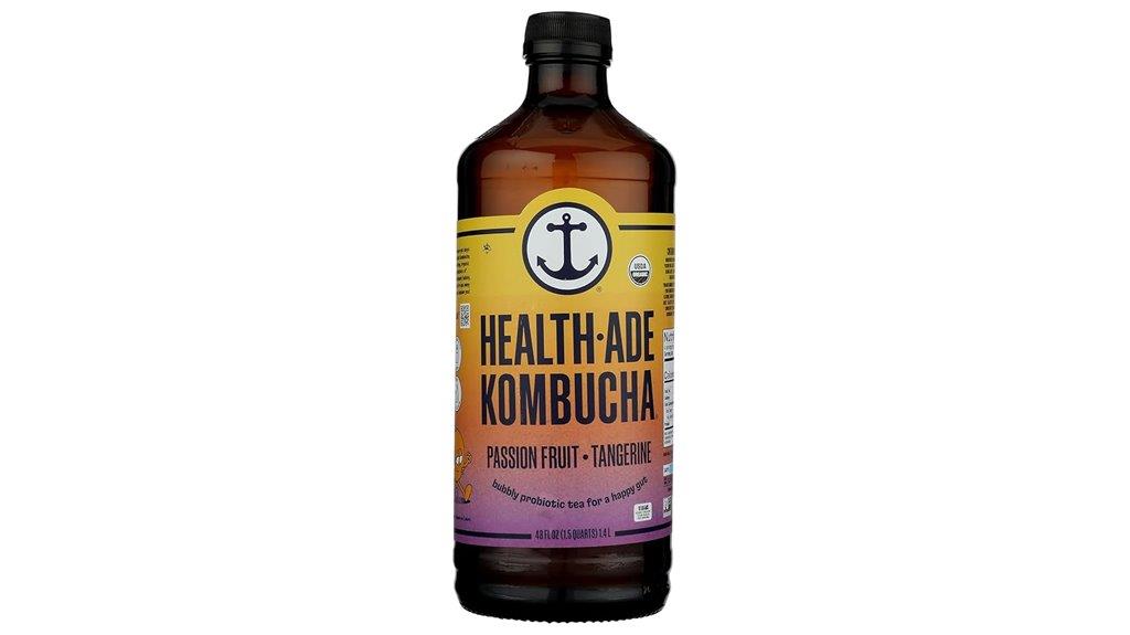 organic passion fruit tangerine kombucha