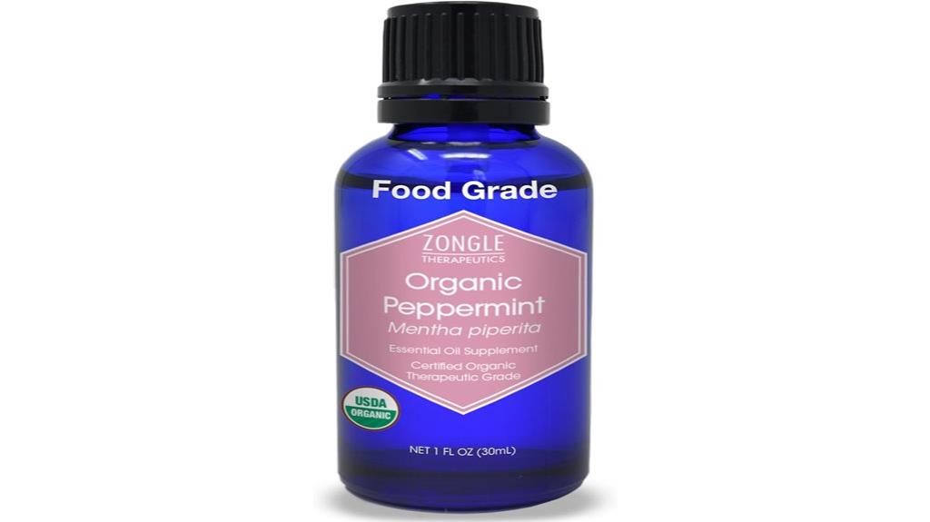 organic peppermint essential oil