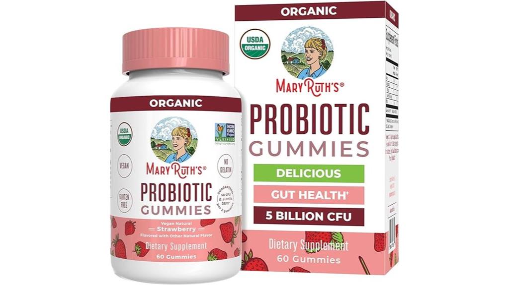 organic probiotic gummy supplements