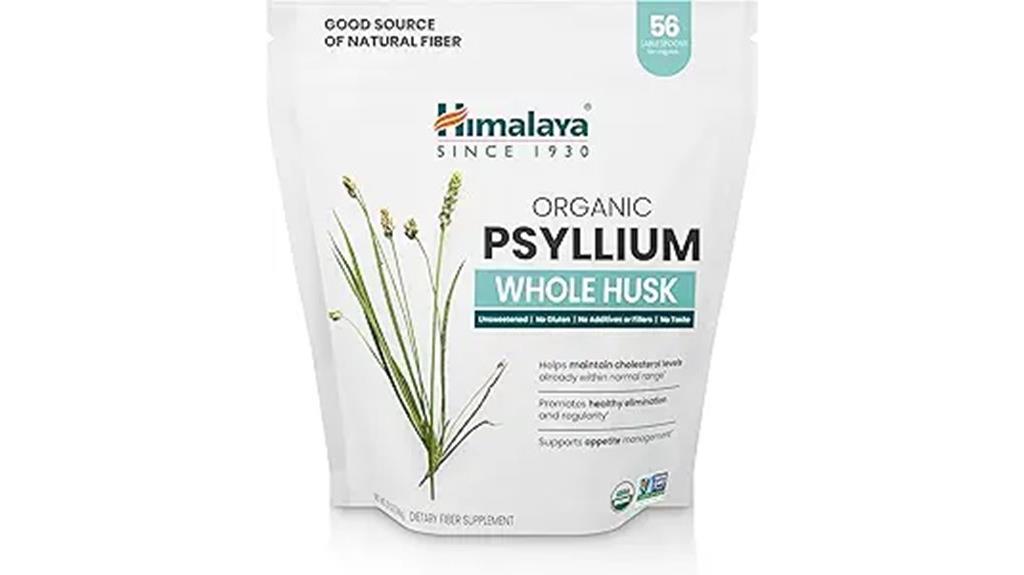 organic psyllium fiber supplement