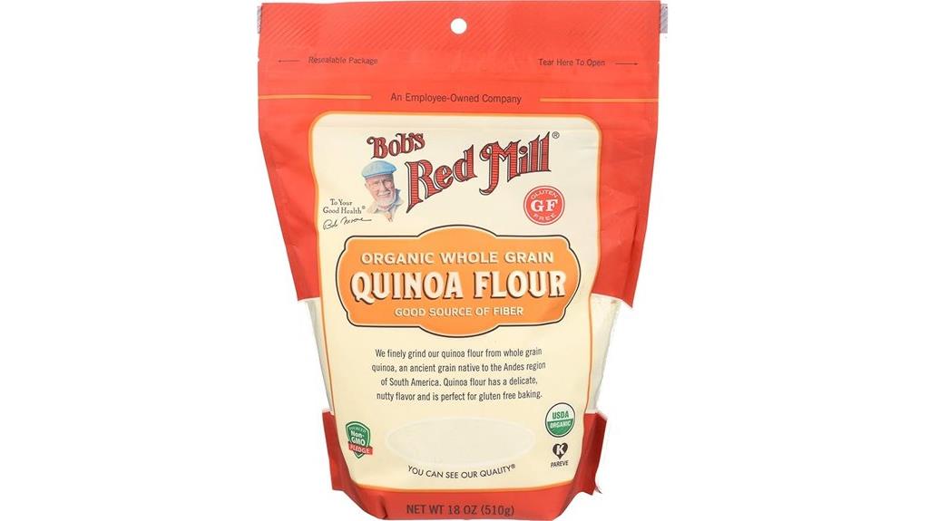 organic quinoa flour 18 oz