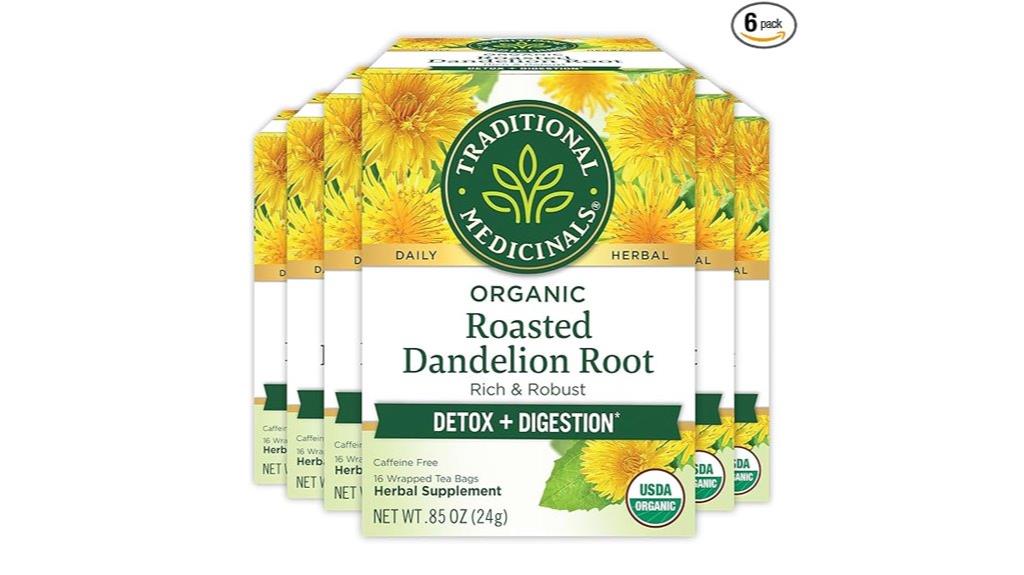 organic roasted dandelion tea