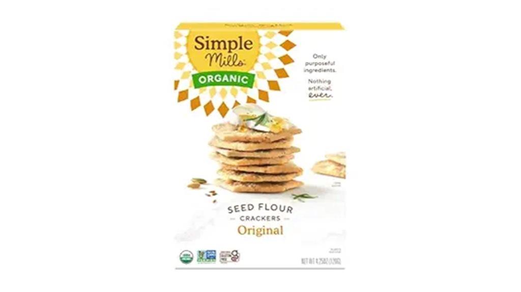 organic seed crackers