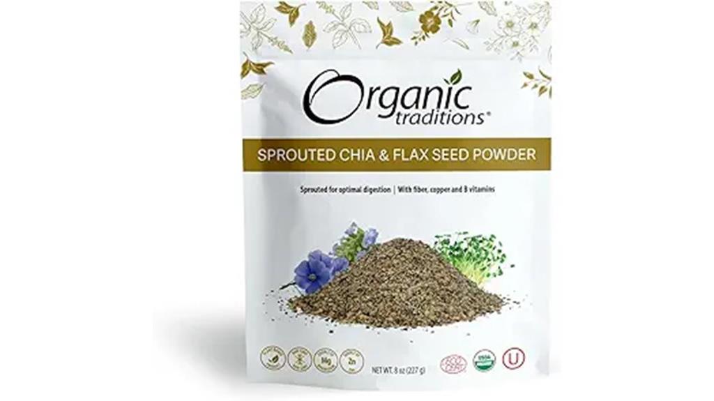 organic seeds and powder