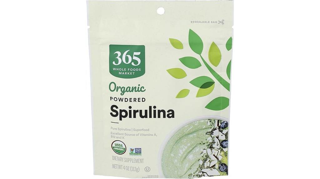 organic spirulina powder 4oz