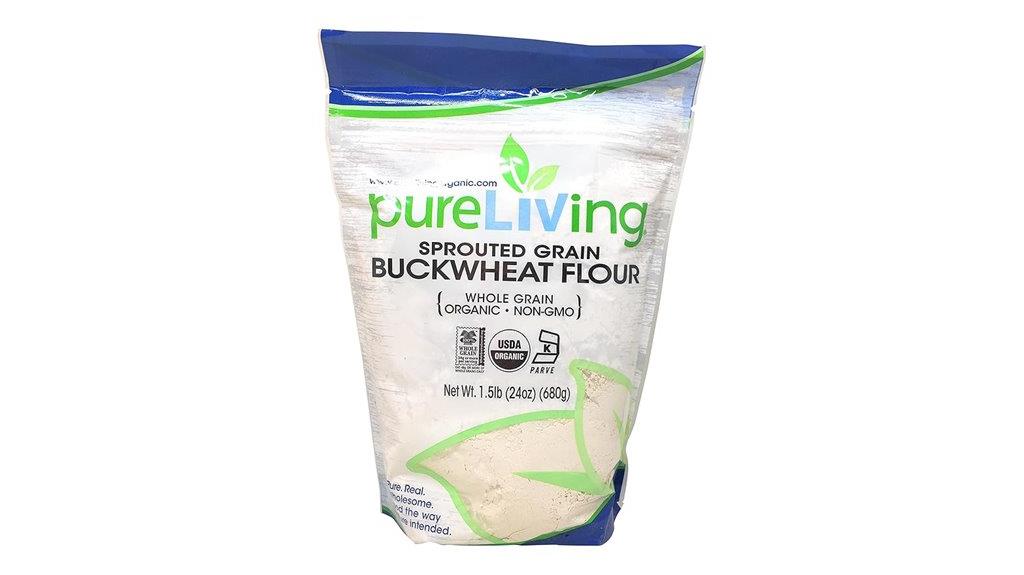 organic sprouted buckwheat flour
