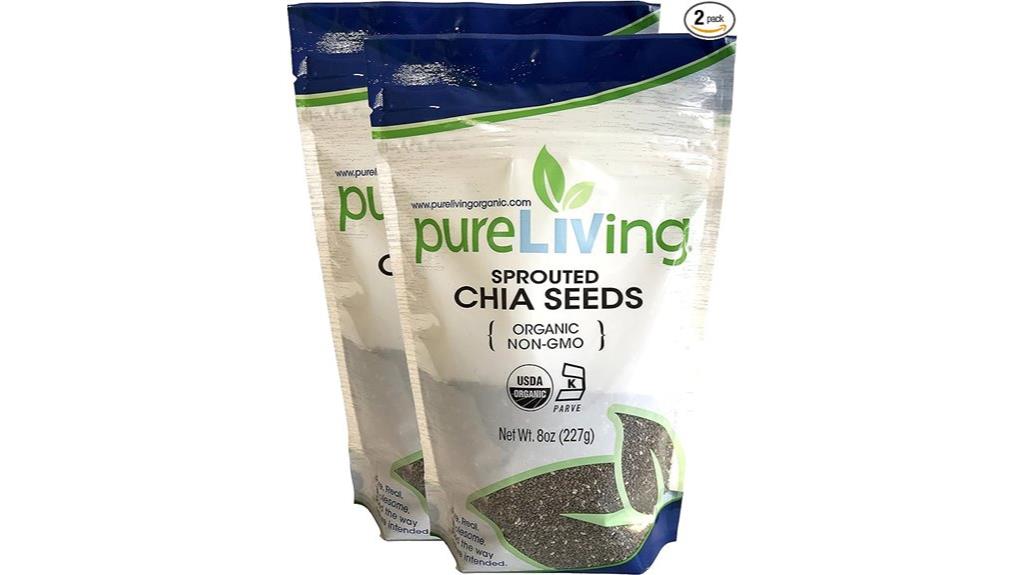 organic sprouted chia seeds