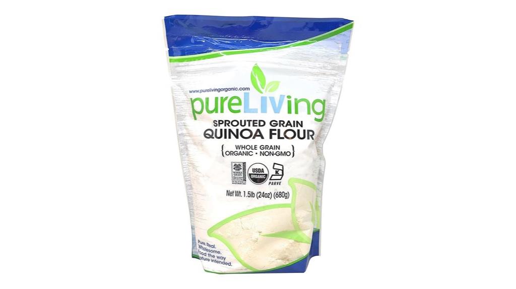 organic sprouted quinoa flour