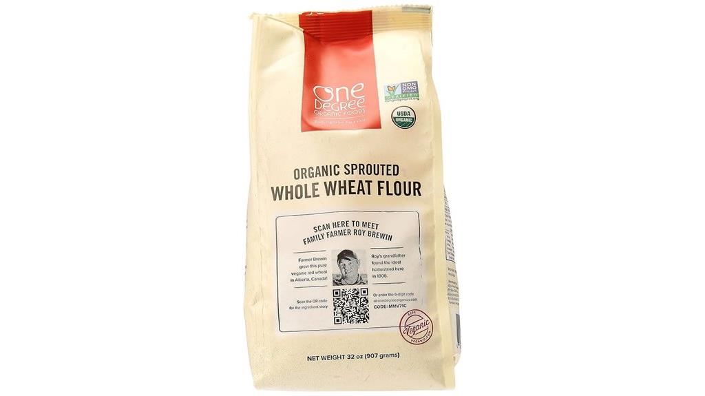 organic sprouted wheat flour