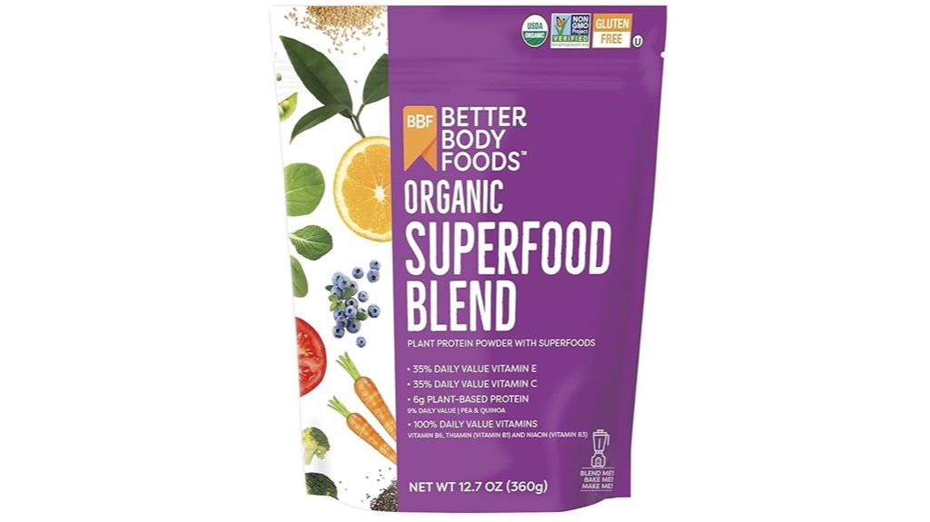 organic superfood powder with protein