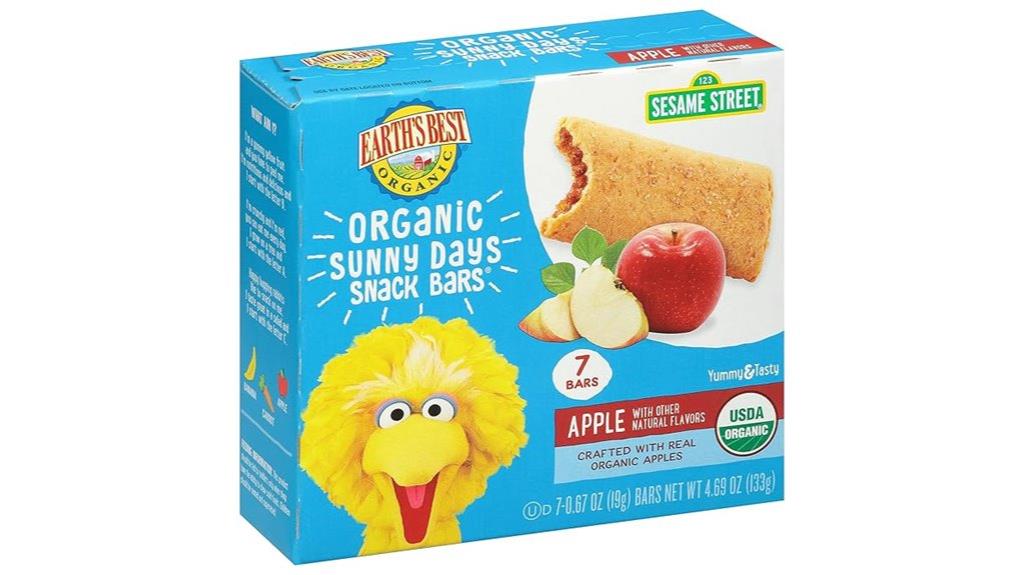 organic toddler snack bars