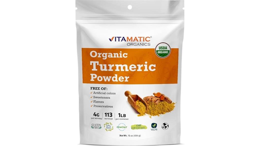 organic turmeric powder 1lb