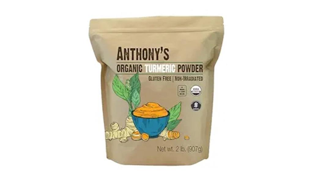 organic turmeric root powder