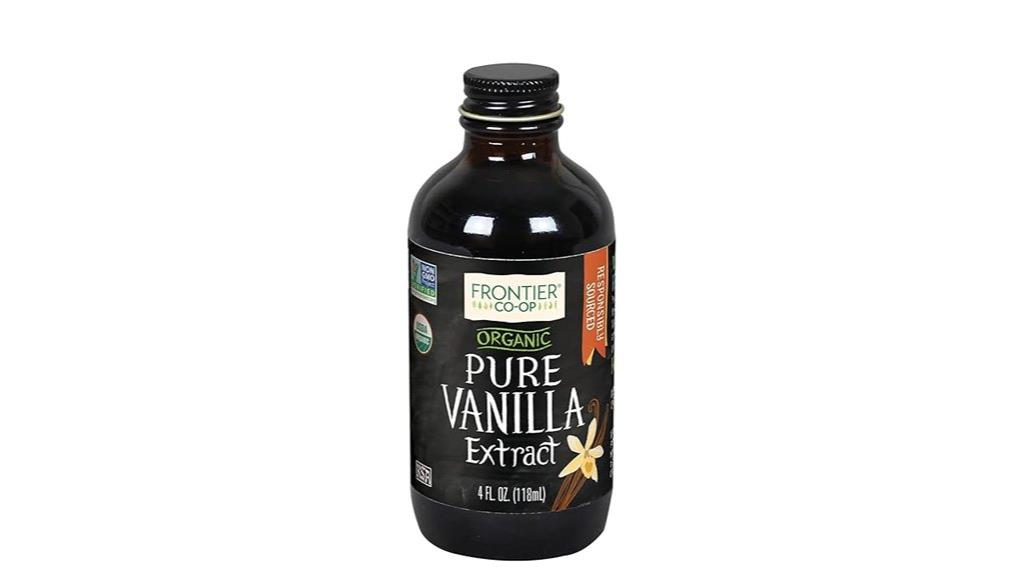 organic vanilla extract jar
