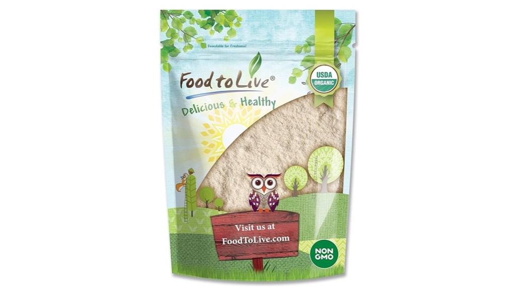 organic white quinoa flour