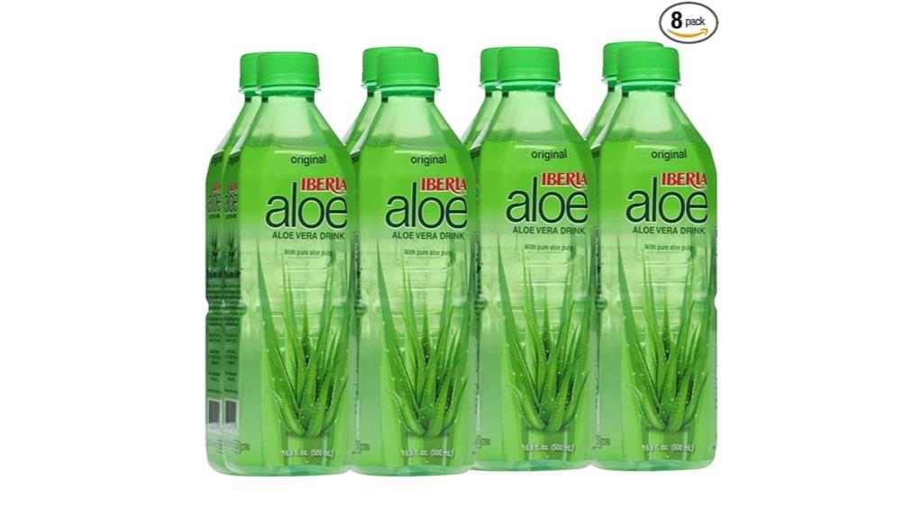 pack of eight aloe vera juices