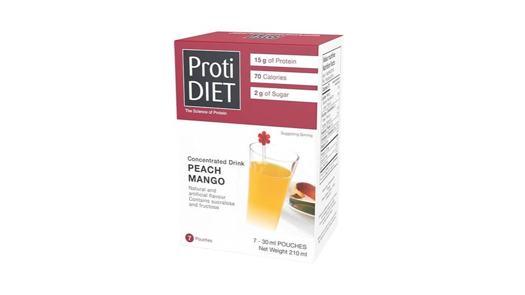 peach mango protein pack