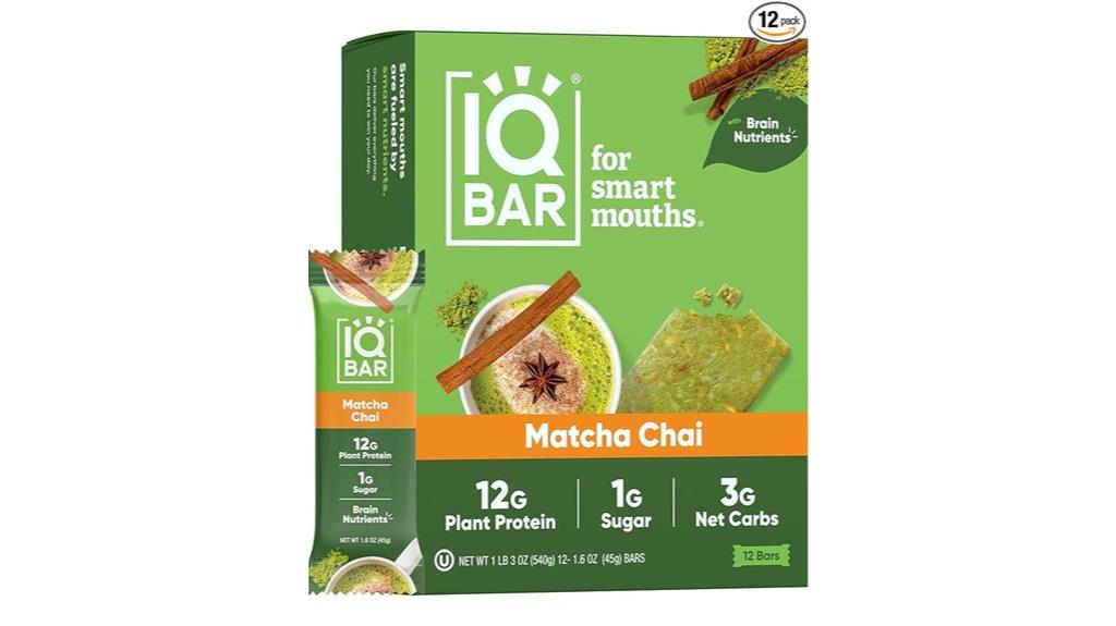 plant based protein bars