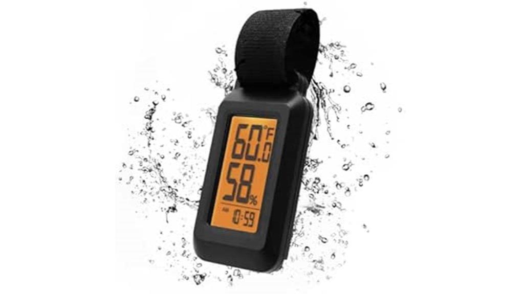 portable digital thermometer hygrometer