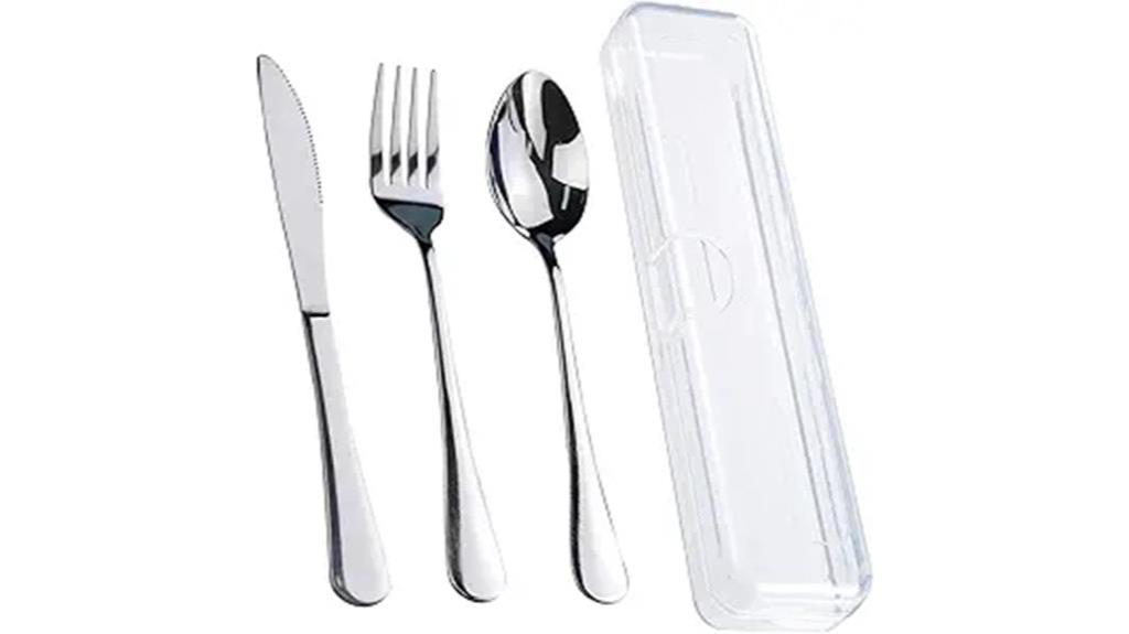 portable stainless steel cutlery
