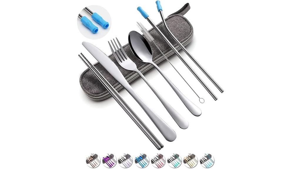 portable stainless steel cutlery
